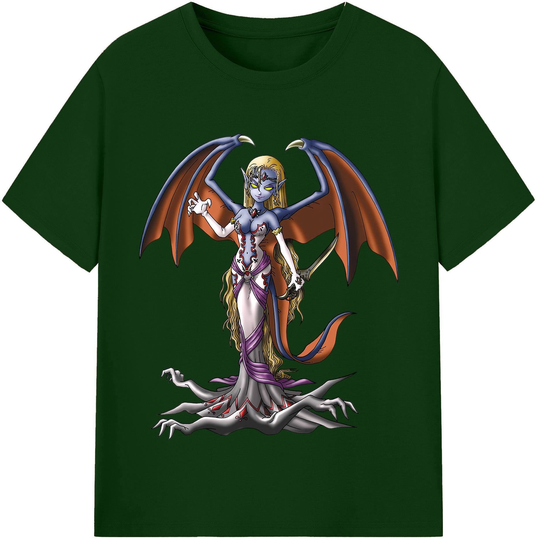 （画像用） ドラゴンクエスト Doragon Kuesuto Dragon Quest 綿100％半袖Tシャツ（フロントプリント）